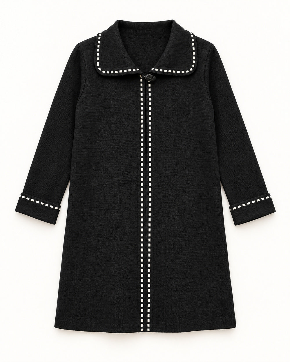 Black & Taupe women's preloved long cardigan, VW-LC14