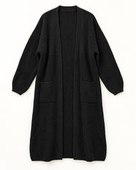 Black & Mint Green women's preloved long cardigan, VW-LC26