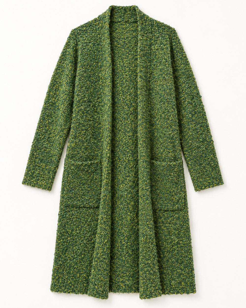 Olive women's preloved long cardigan, VW-LC43