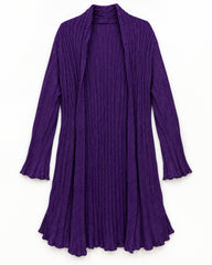 Purple women's preloved long cardigan, VW-LC62