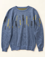 Blue men's preloved sweatshirt, VW-MS105