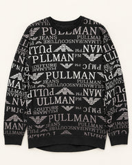 Black & White men's preloved sweatshirt, VW-MS109