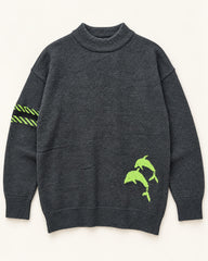 Charcoal men's preloved sweater, VW-MS11