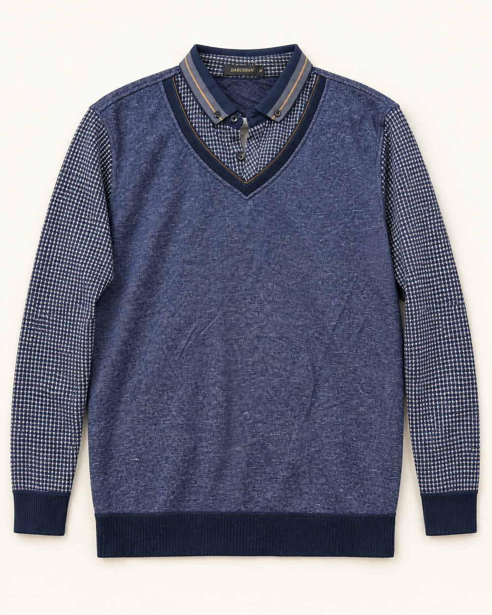Blue men's preloved sweater, VW-MS122