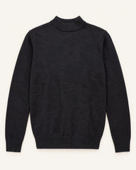 Black men's preloved turtleneck sweater, VW-MS132