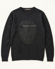 Black men's preloved sweatshirt, VW-MS134