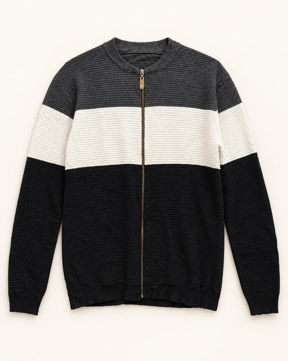 Black & White men's preloved cardigan, VW-MS138