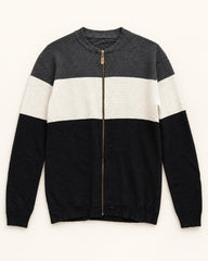 Black & White men's preloved cardigan, VW-MS138