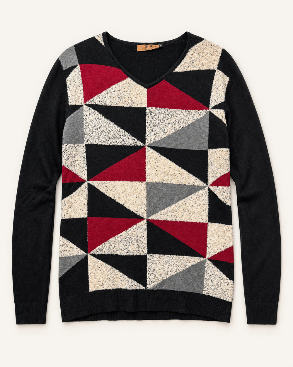Black, Red & White men's preloved sweater, VW-MS14