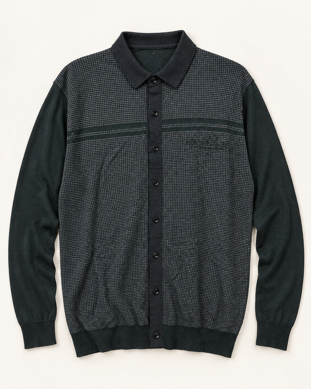 Forest Green men's preloved cardigan, VW-MS159