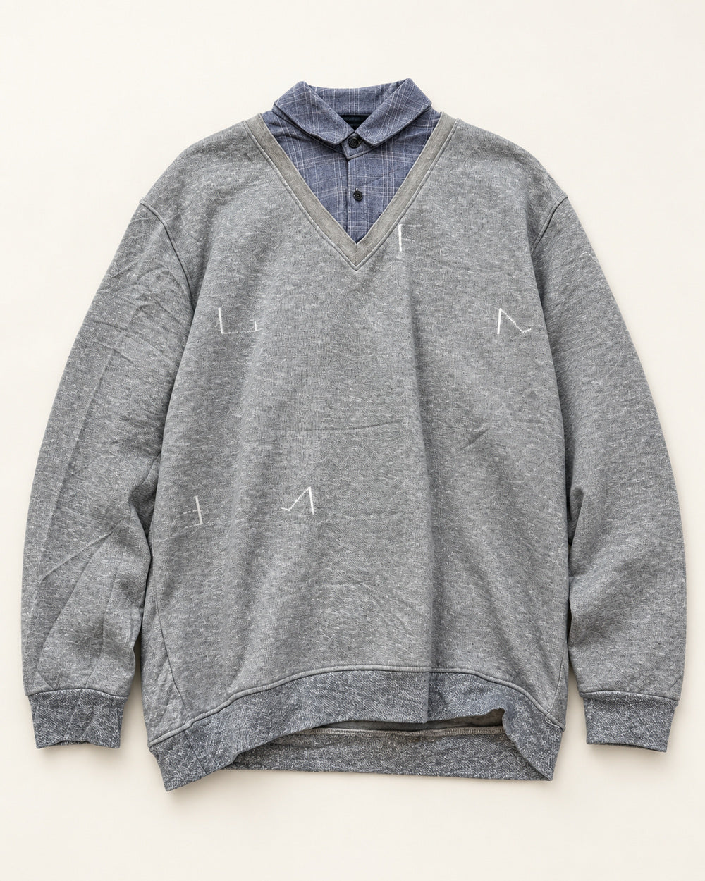 Grey men's preloved sweater, VW-MS162