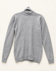 Light Grey men's preloved turtleneck sweater, VW-MS165
