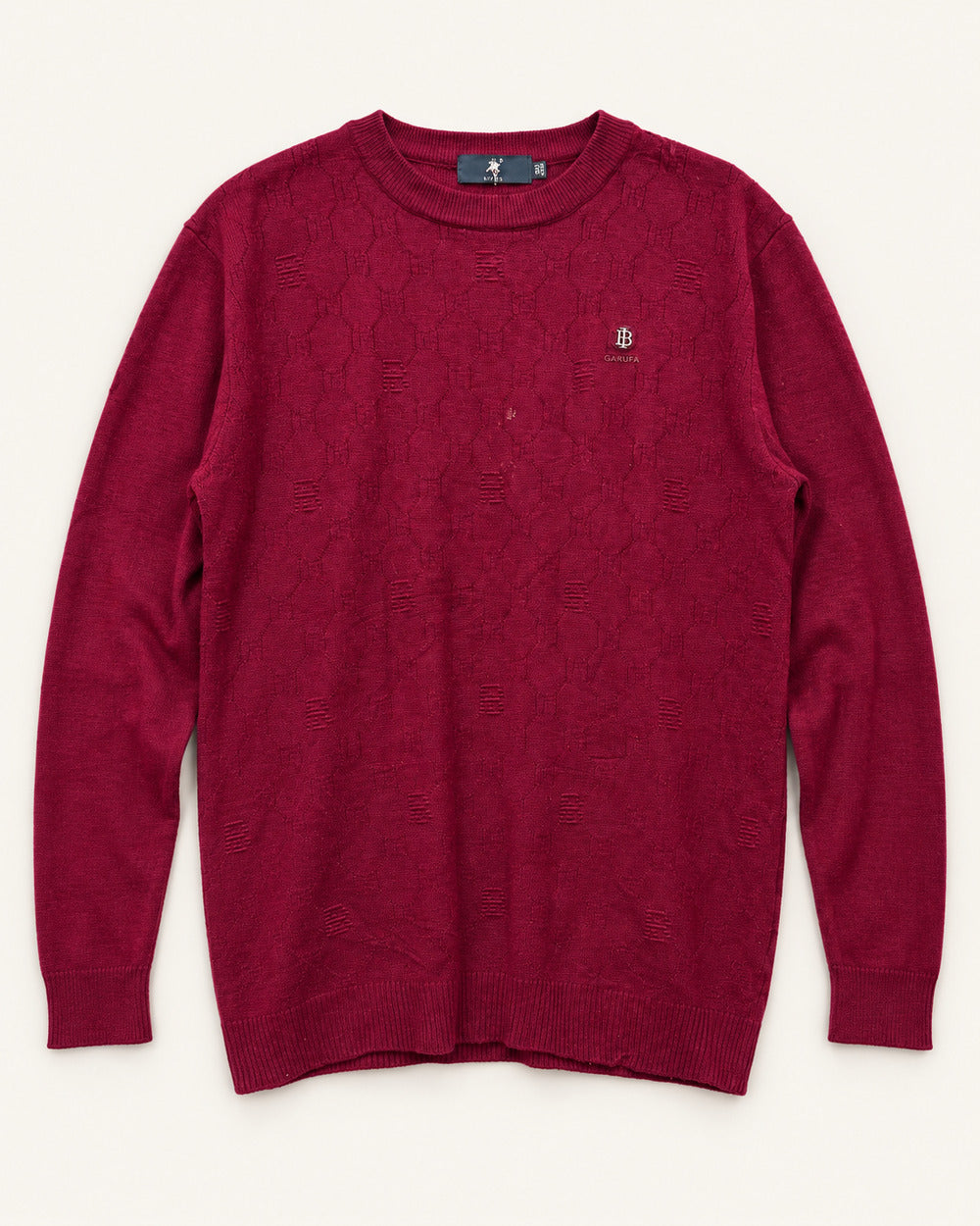 Burgundy men's preloved sweater, VW-MS17