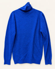 Royal Blue men's preloved turtleneck sweater, VW-MS170