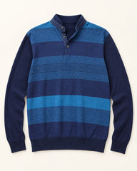 Navy & Blue men's preloved polo sweater, VW-MS176