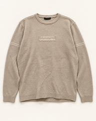 Beige men's preloved sweatshirt, VW-MS19