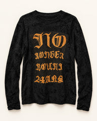 Black & Gold men's preloved crew-neck sweater, VW-MS213