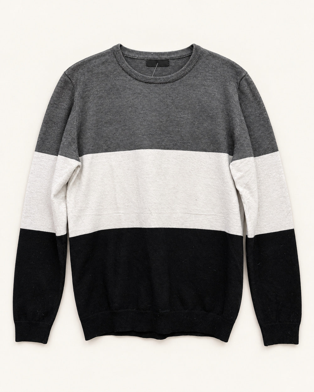 Grey, White & Black men's preloved sweater, VW-MS21