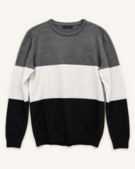 Grey, White & Black men's preloved sweater, VW-MS21