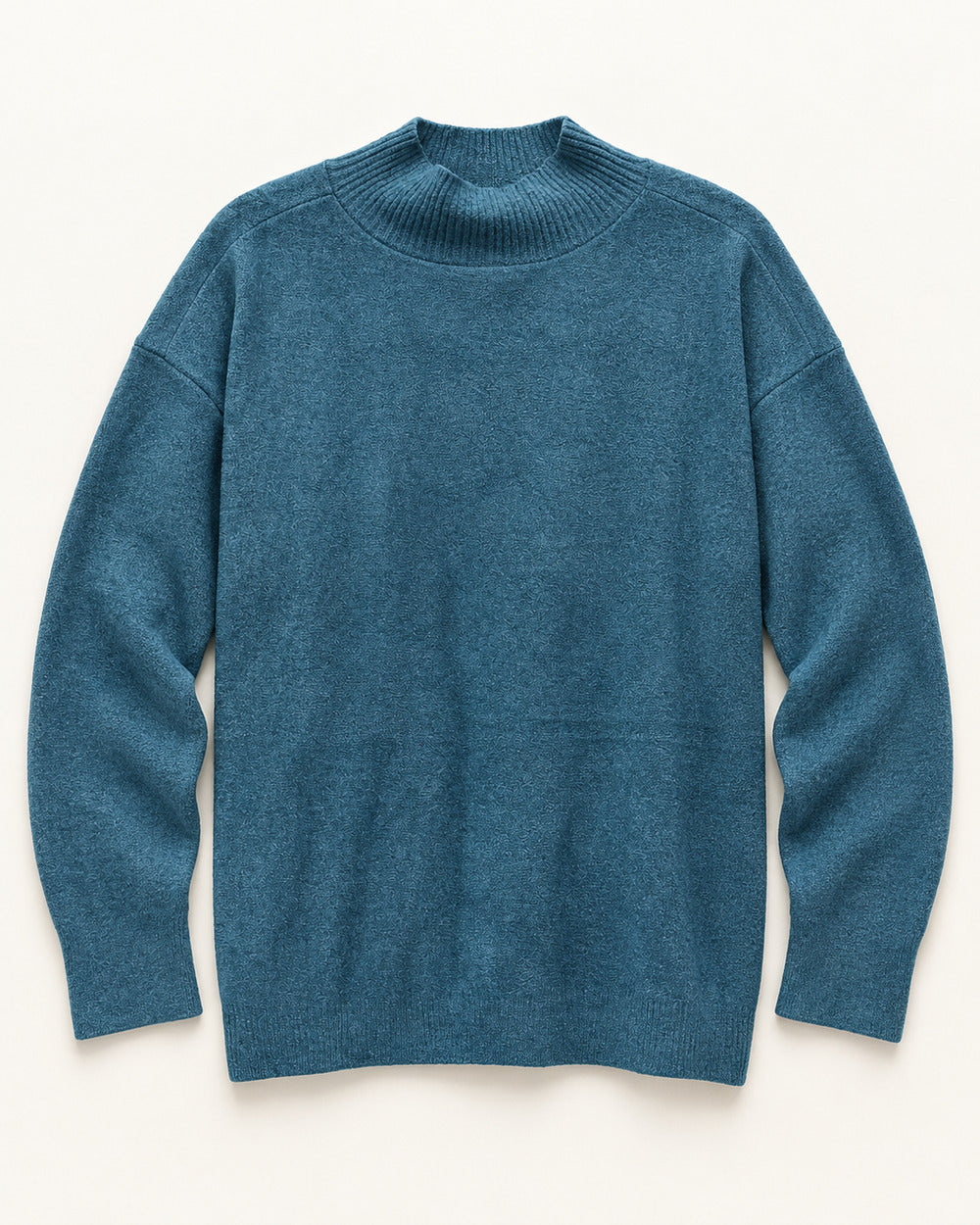 Teal Blue men's preloved crew-neck sweater, VW-MS233