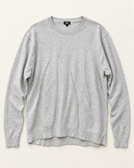 Light Grey men's preloved crew-neck sweatshirt, VW-MS269