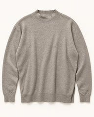 Light Taupe men's preloved mock-neck sweater, VW-MS288