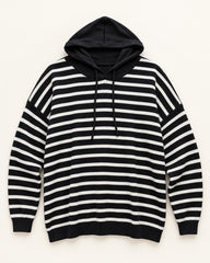 Black & White men's preloved hooded sweater, VW-MS289