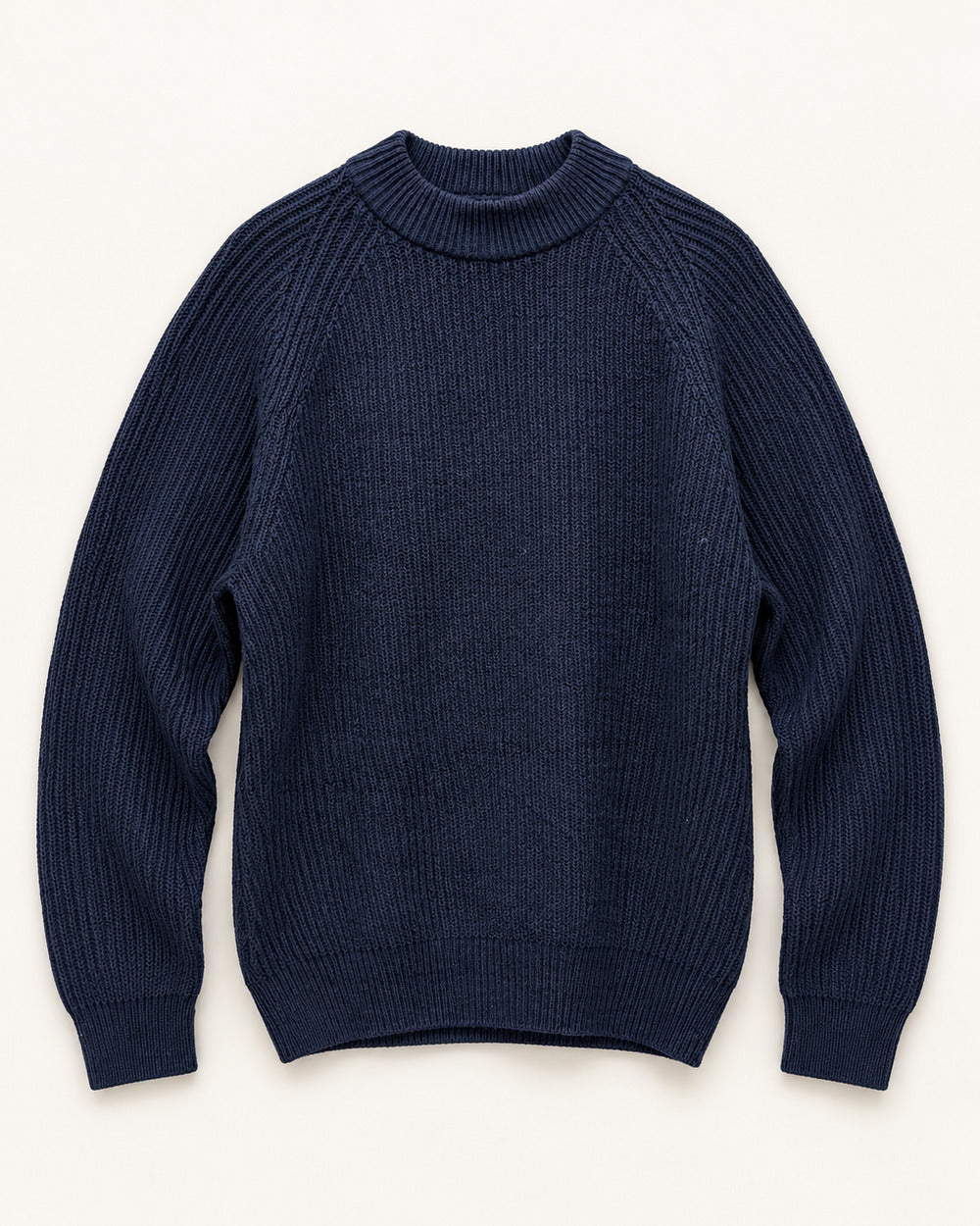 Navy men's preloved crew-neck sweater, VW-MS290