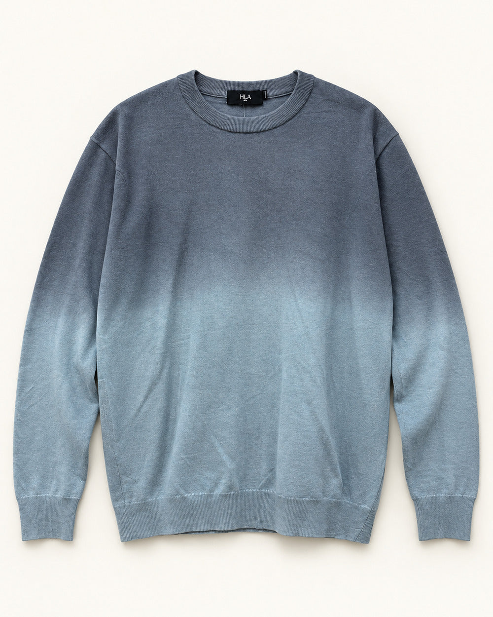 Blue Grey men's preloved crew-neck sweatshirt, VW-MS298