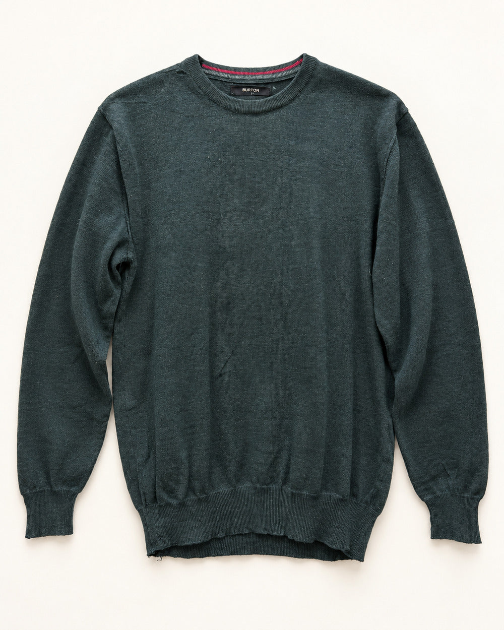 Forest Green men's preloved crew-neck sweater, VW-MS299