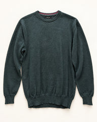 Forest Green men's preloved crew-neck sweater, VW-MS299