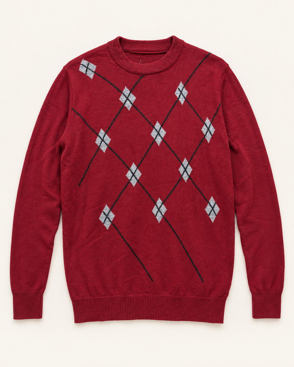 Red men's preloved sweater, VW-MS29