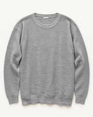 Light Grey men's preloved crew-neck sweater, VW-MS323
