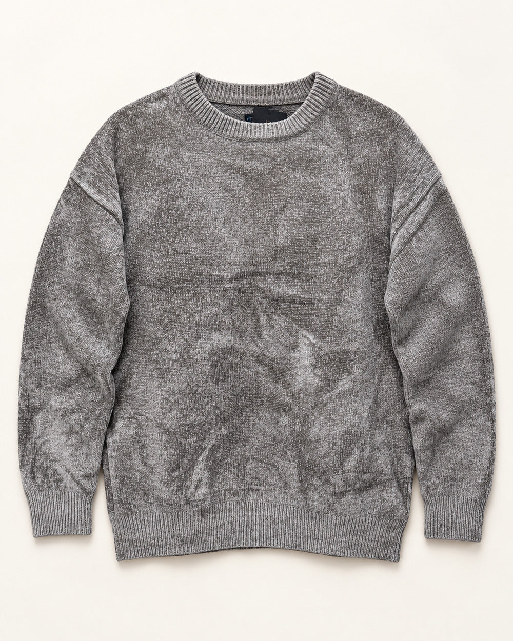 Grey men's preloved crew-neck sweater, VW-MS324