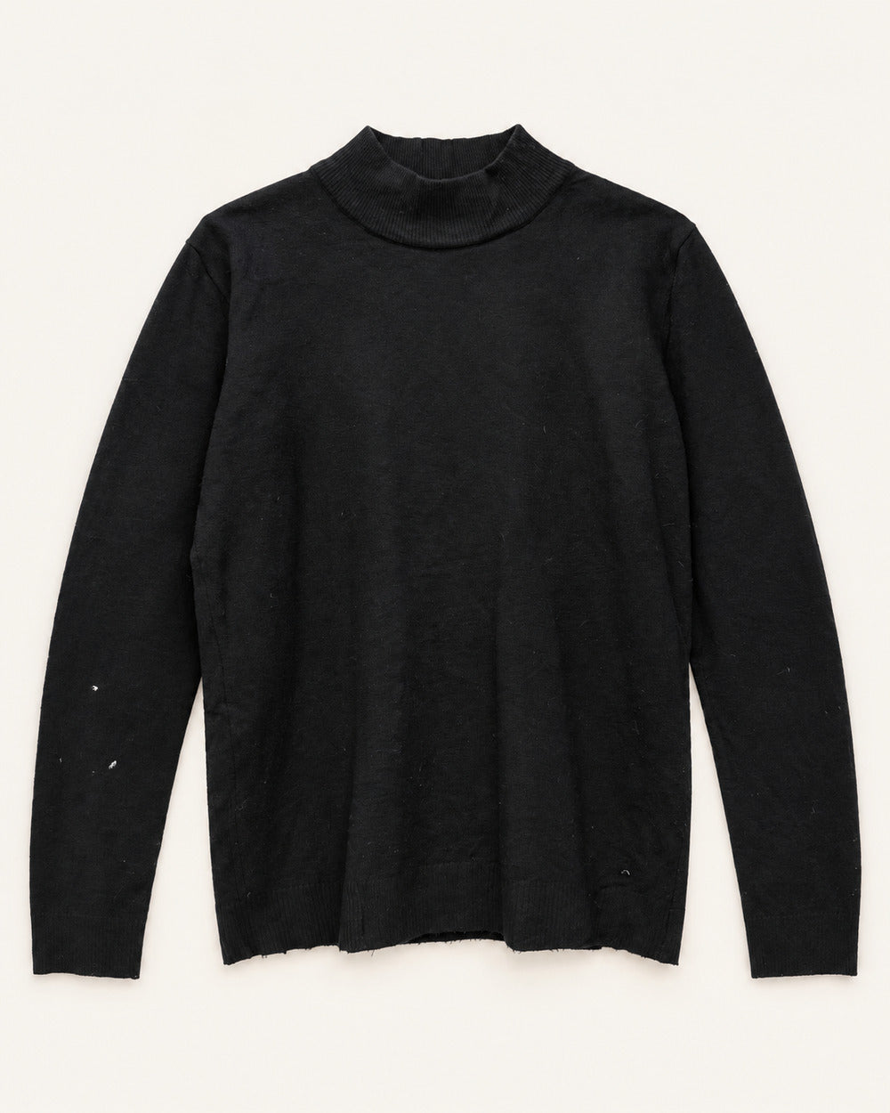 Black men's preloved turtleneck sweater, VW-MS36