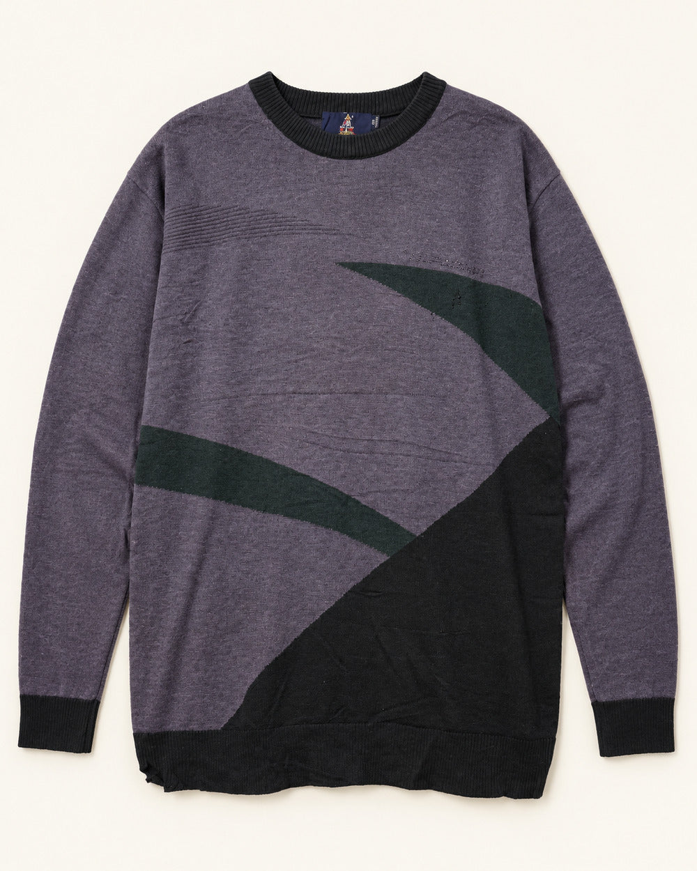 Purple & Black men's preloved sweater, VW-MS38