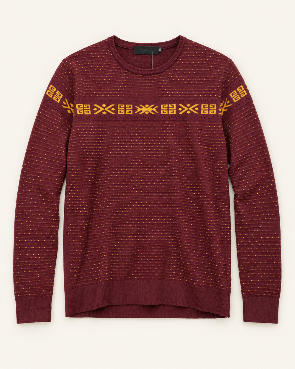 Burgundy men's preloved sweater, VW-MS43