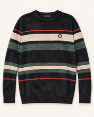 Charcoal & Multicolor men's preloved sweater, VW-MS53