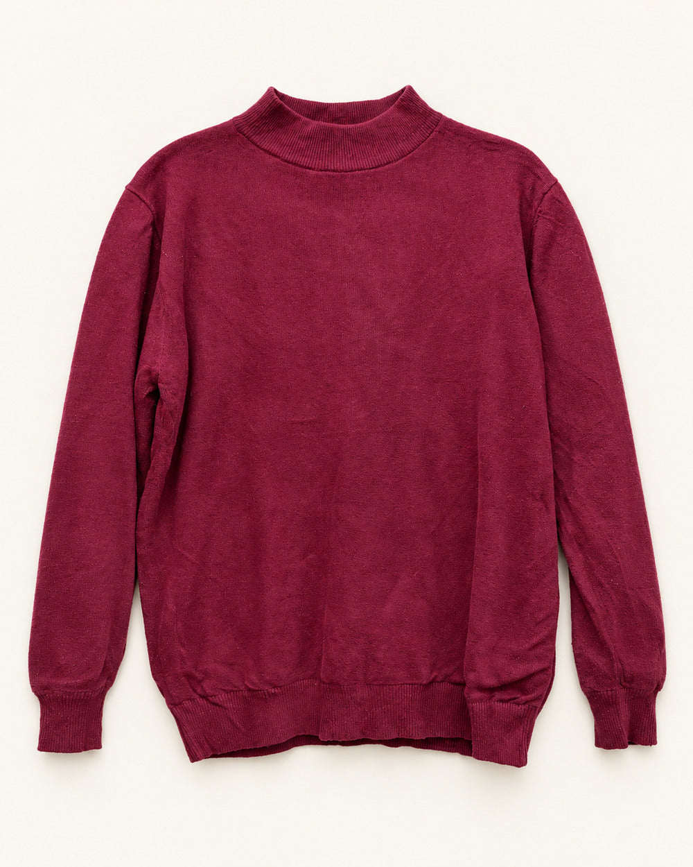Burgundy men's preloved sweatshirt, VW-MS56