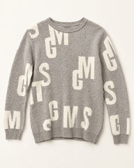 Grey & White men's preloved sweater, VW-MS76