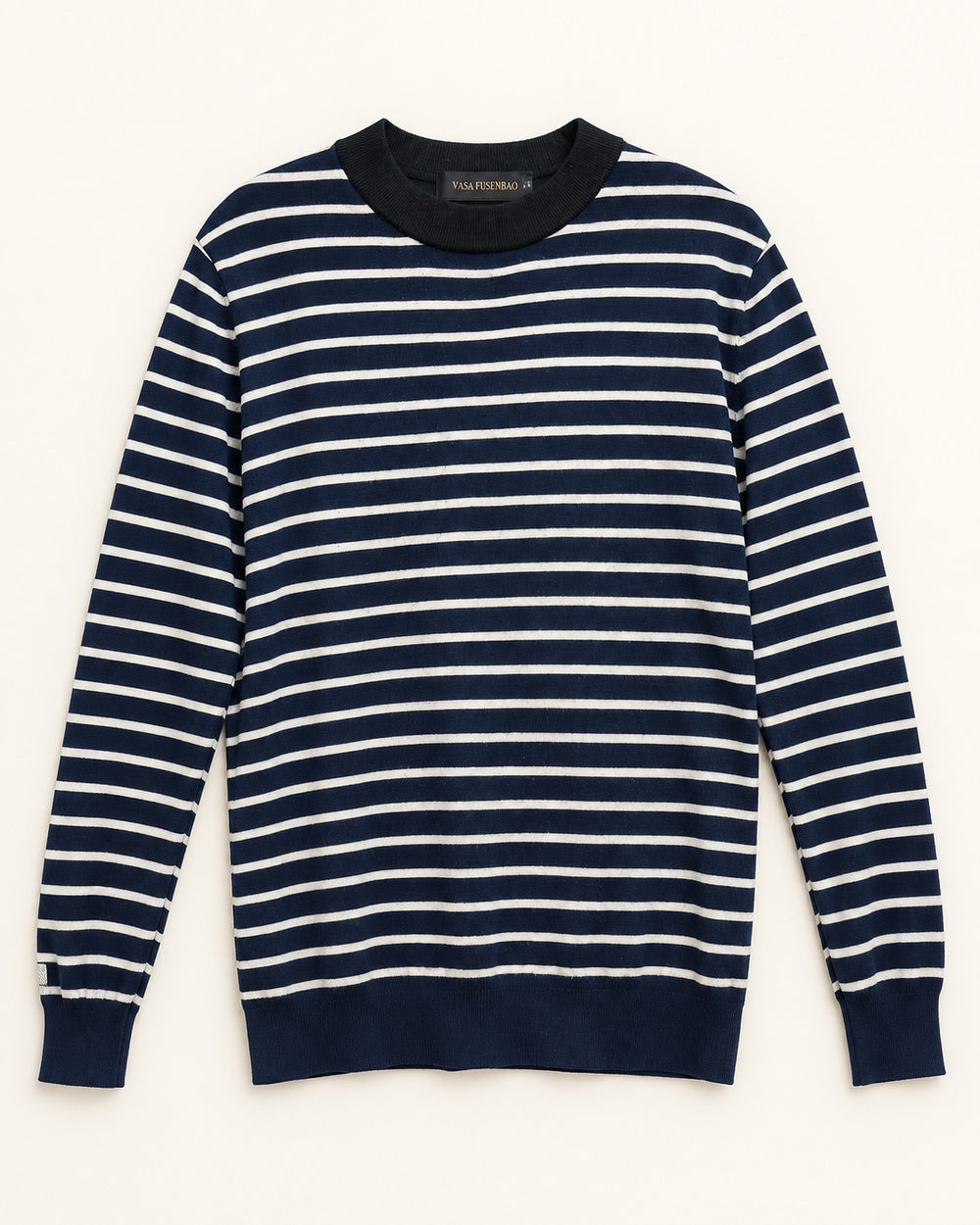 Navy & White men's preloved sweater, VW-MS77