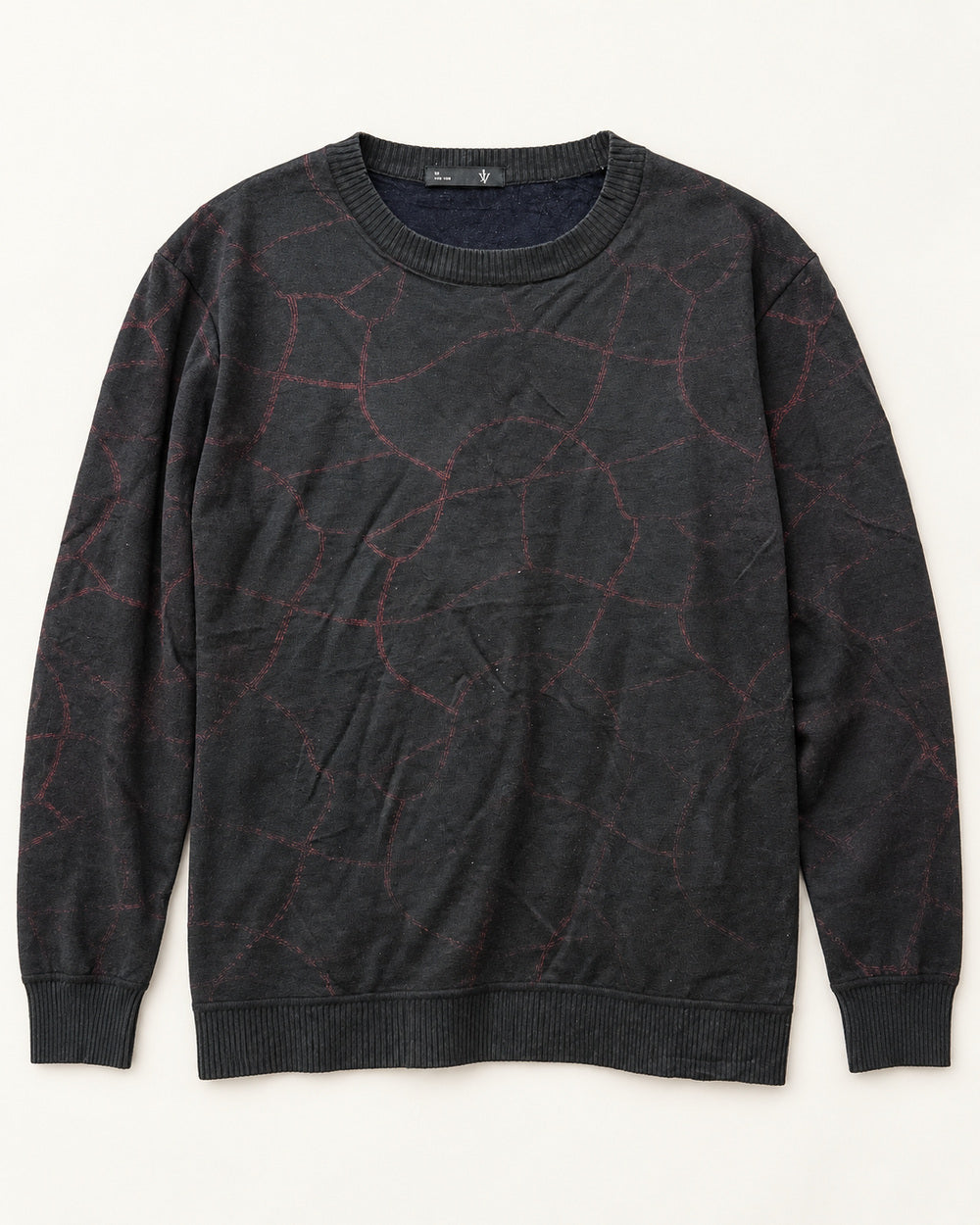 Charcoal men's preloved sweatshirt, VW-MS91