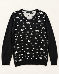 Black & White men's preloved sweater, VW-MS96
