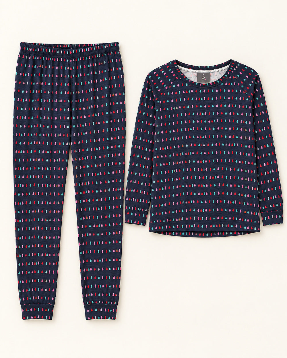 Navy & Red women's preloved night suit, VW-NS11