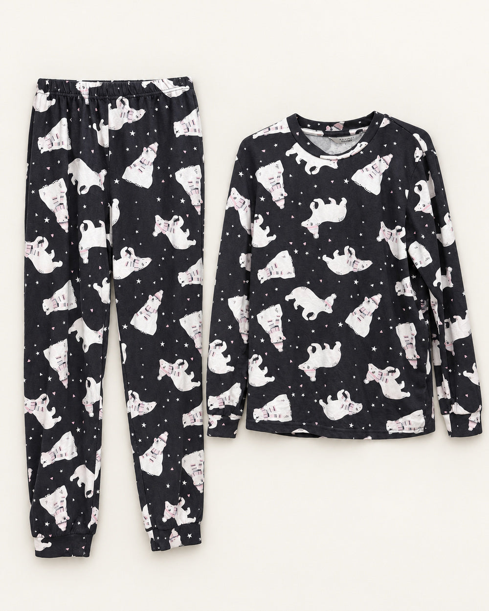 Black & White women's preloved night suit, VW-NS16