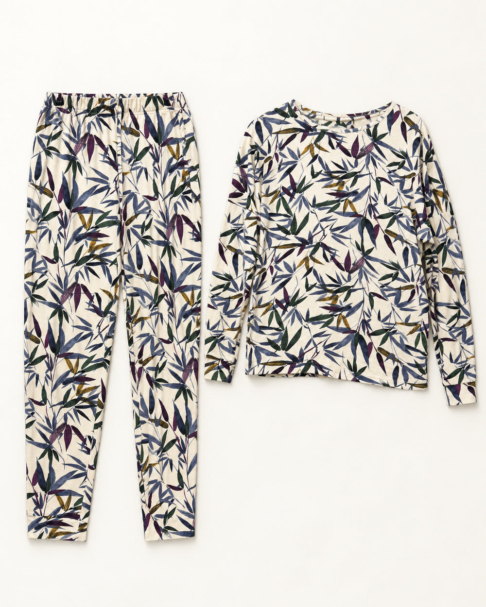 Cream & Navy women's preloved night suit, VW-NS92