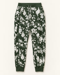 Forest Green & White women's preloved winter bottoms, VW-TR100