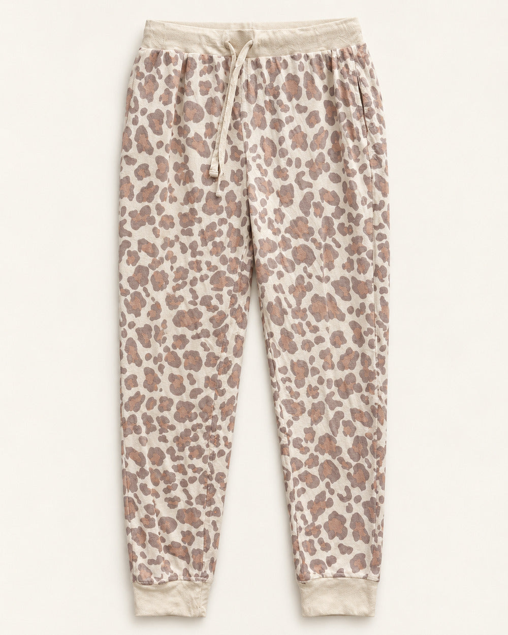 Cream & Taupe women's preloved winter bottoms, VW-TR133