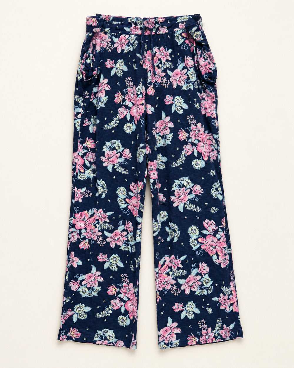 Navy & Pink women's preloved winter bottoms, VW-TR161