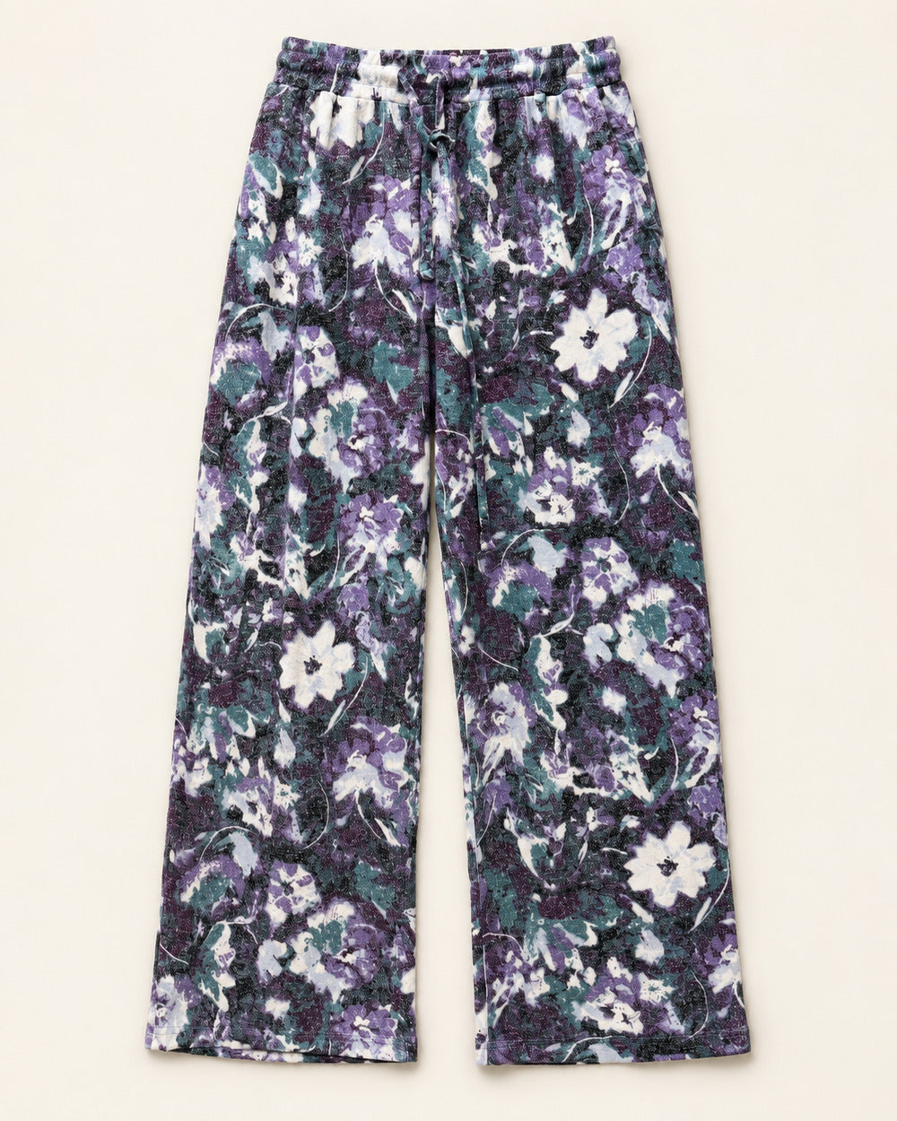Purple & Grey women's preloved winter bottoms, VW-TR176